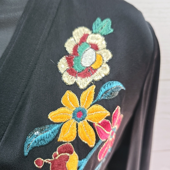 Etro Embroidered Wrap Dress - Picture 5 of 16